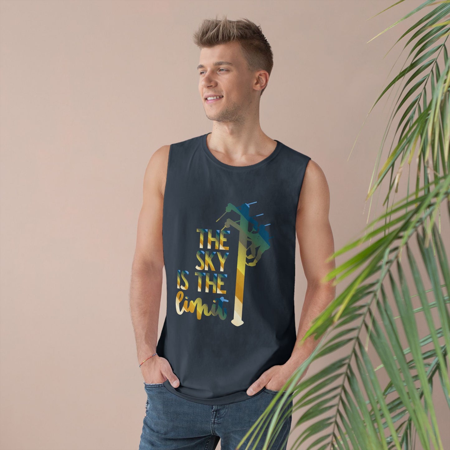 Lineman Tank - the-sky-is-the-limit-lineman colored chrome