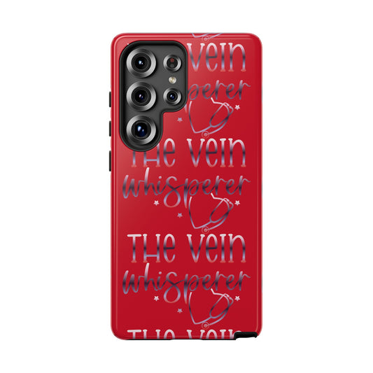 Samsung Galaxy Tough Case - The Vein Whisperer - Dark Red