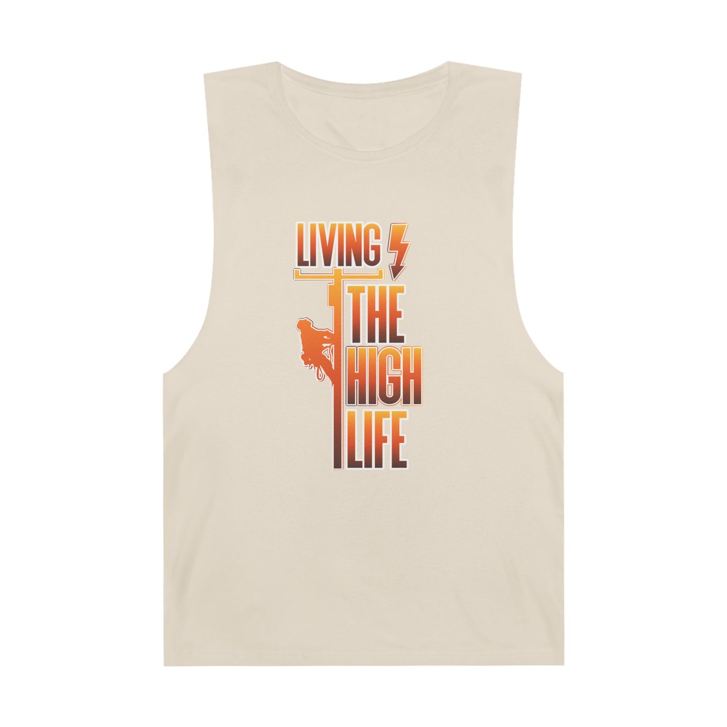 Lineman Tank - Living The High Life-sky 24