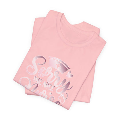 Sorry The Nice Nurse Is On Vacation rose gold