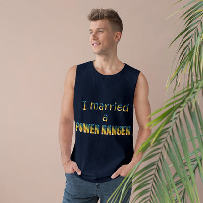 Lineman Tank - Married a Power Ranger colored chrome