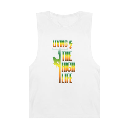Lineman Tank - Living The High Life-gradient