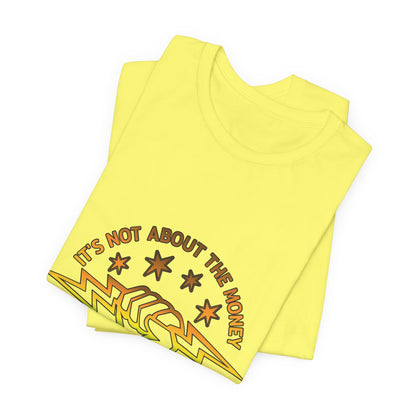 Lineman T-shirt - Its Not About The Money-gradient