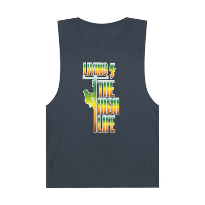 Lineman Tank - Living The High Life-gradient
