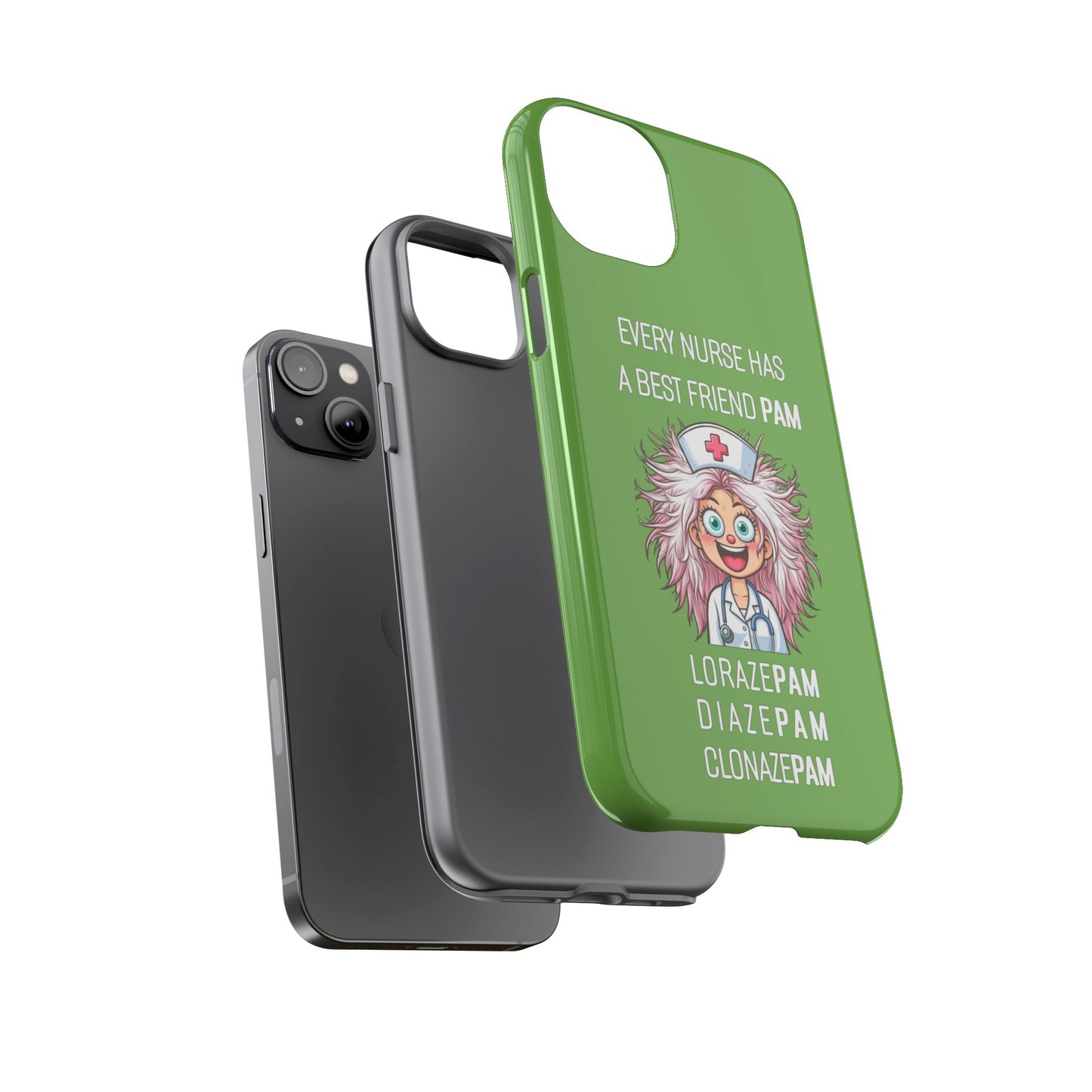 Nurse iPhone Tough Case - Every Nurse Has a Friend Named PAM Design (1) - Green