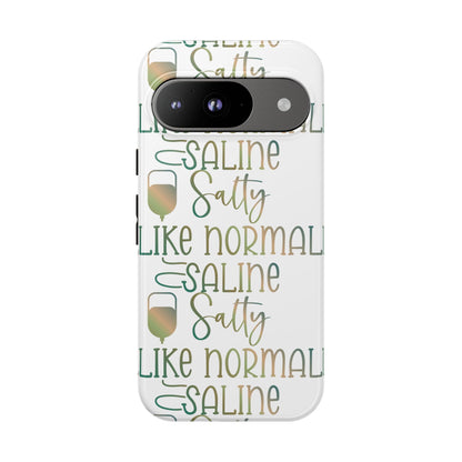 Google Pixel Tough Case - Salty Saline Like Normal Saline - White
