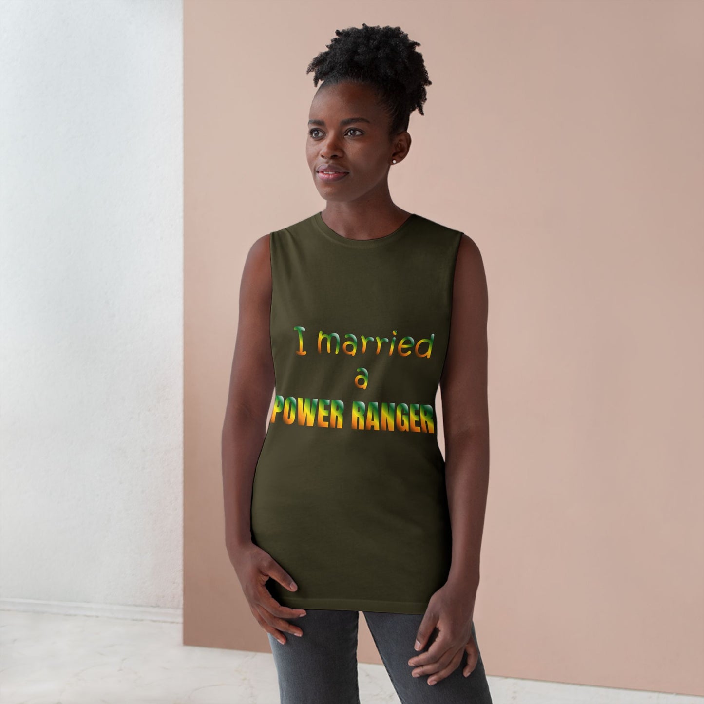 Lineman Tank - Married a Power Ranger gradient