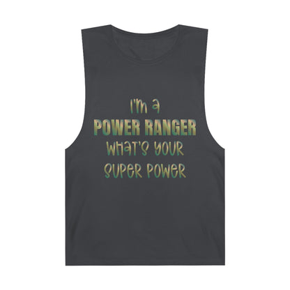 Lineman Tank - power ranger super power copper patina
