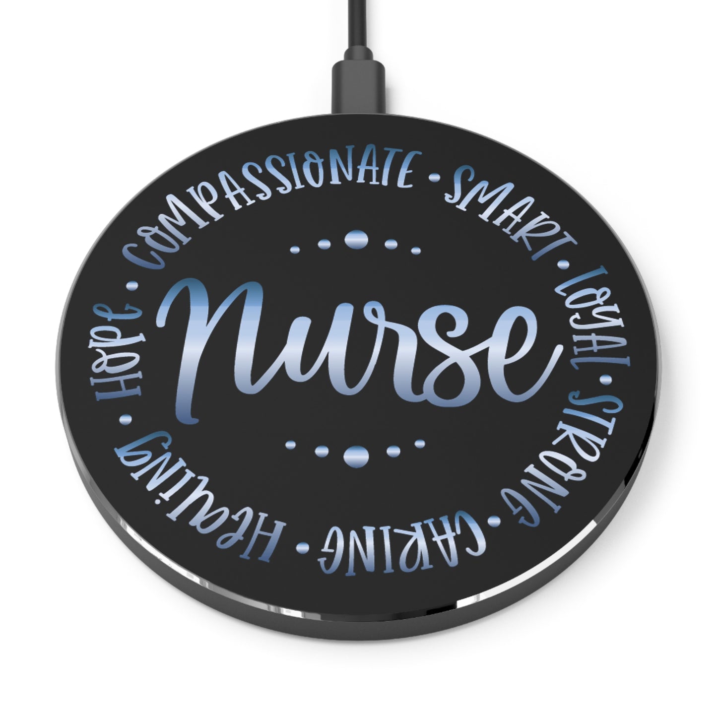 Nurse Circle Wireless Charger | Fast Charging Pad for Healthcare Professionals