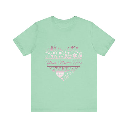 Monogram Heart rose gold