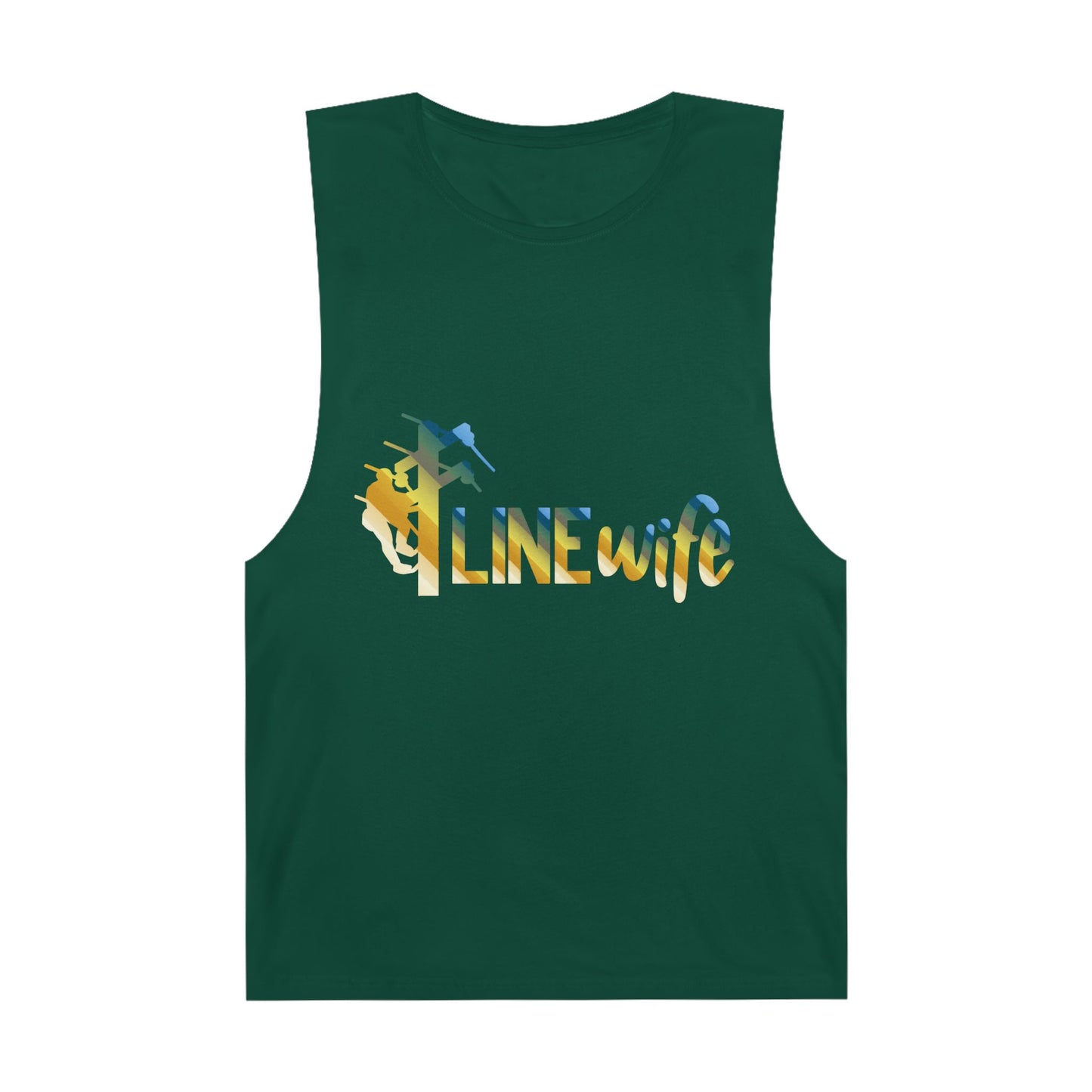 Lineman Tank - lineman-wife colored chrome