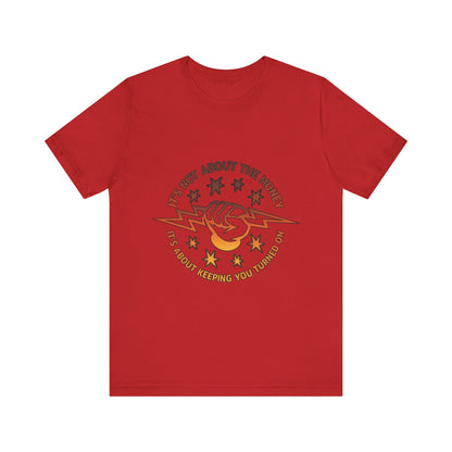 Lineman T-shirt - Its Not About The Money-sky 24