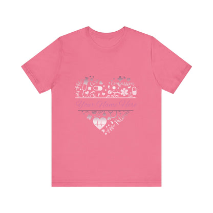 Monogram Heart rose gold
