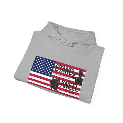 Gildan Stand for the Flag, Kneel for the Fallen Hoodie (Female)