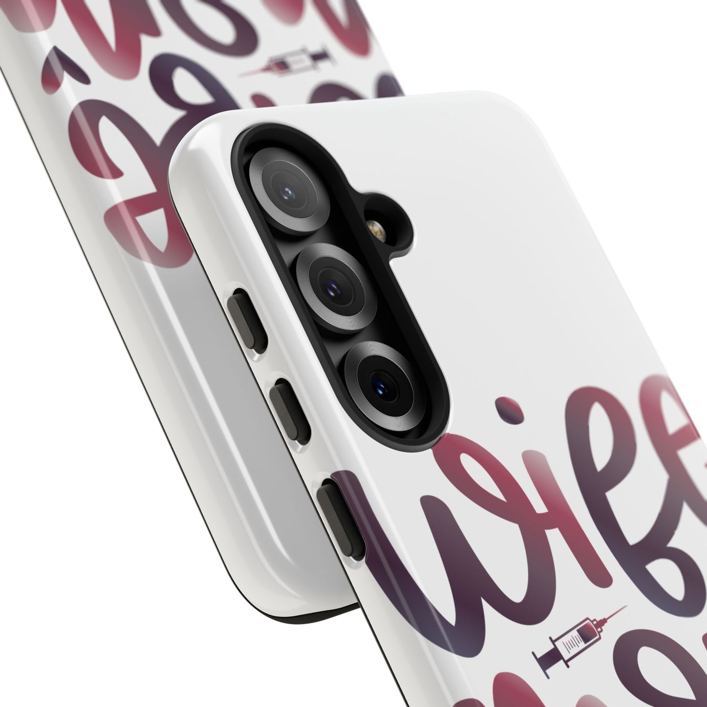 Samsung Galaxy Tough Case - Wife Mom Nurse - White