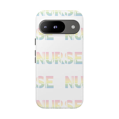 Google Pixel Tough Case - Nurse Pulse - White