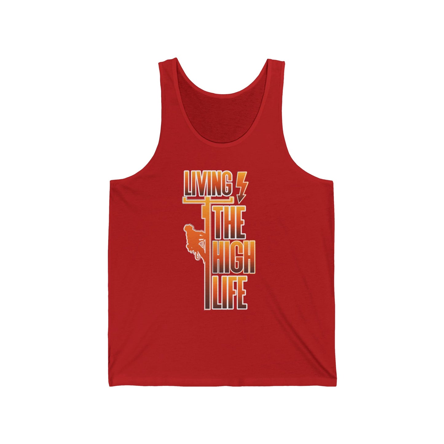 Lineman T-shirt - Living The High Life-sky 24