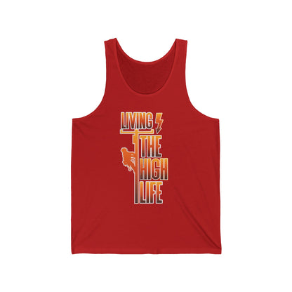 Lineman T-shirt - Living The High Life-sky 24