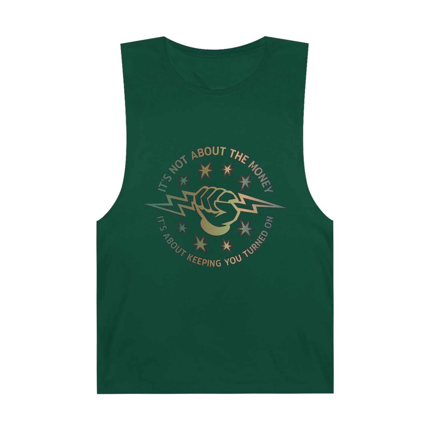 Lineman Tank - Its Not About The Money-copper patina