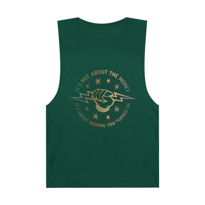 Lineman Tank - Its Not About The Money-copper patina