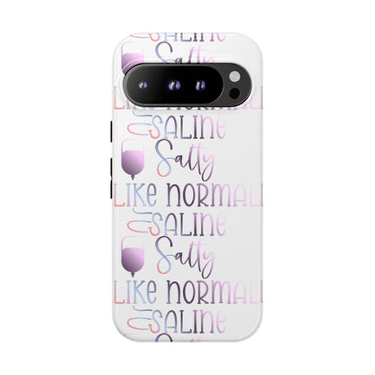 Google Pixel Tough Case - Salty Saline Like Normal Saline - White
