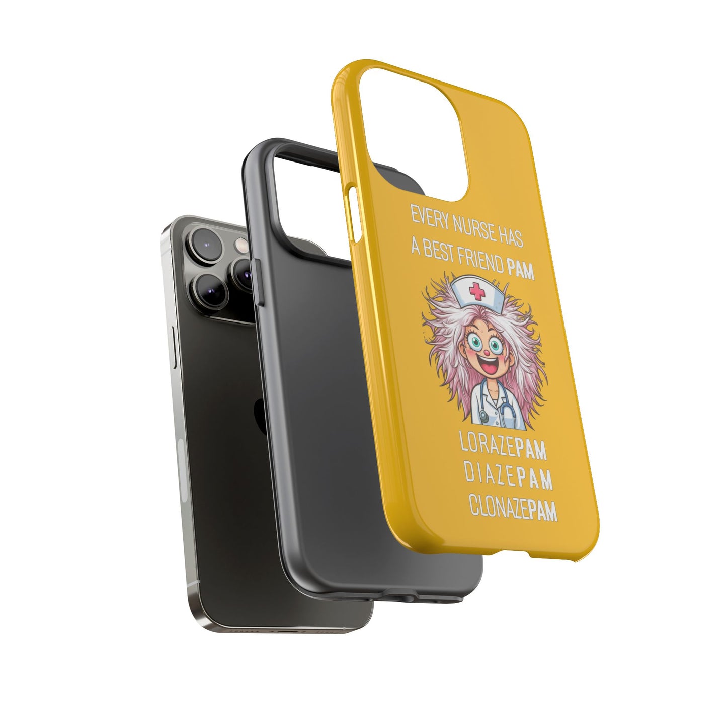 Nurse iPhone Tough Case - Every Nurse Has a Friend Named PAM Design (1) - Yellow