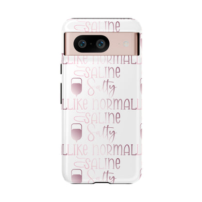 Google Pixel Tough Case - Salty Saline Like Normal Saline - White