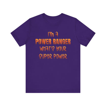 Lineman T-shirt - power ranger super power sky 24