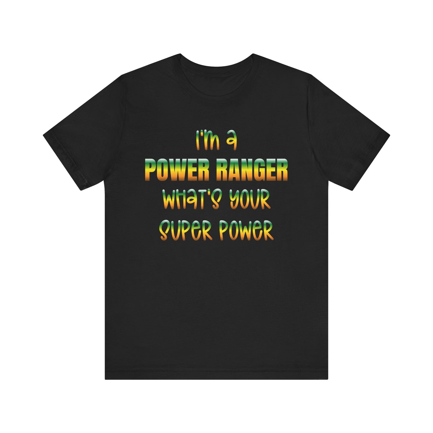 Lineman T-shirt - power ranger super power gradient