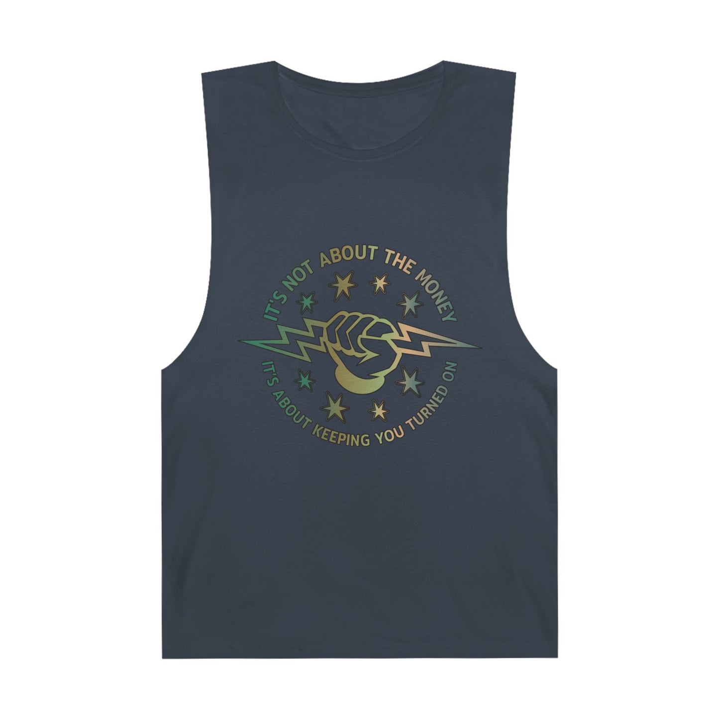 Lineman Tank - Its Not About The Money-copper patina