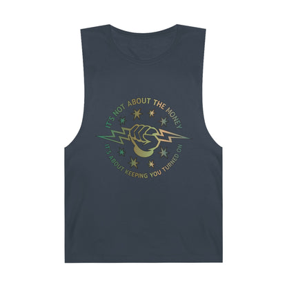 Lineman Tank - Its Not About The Money-copper patina