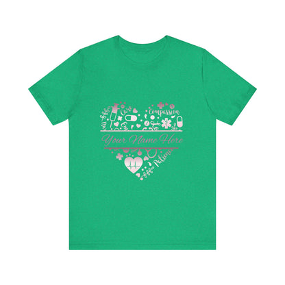 Monogram Heart rose gold