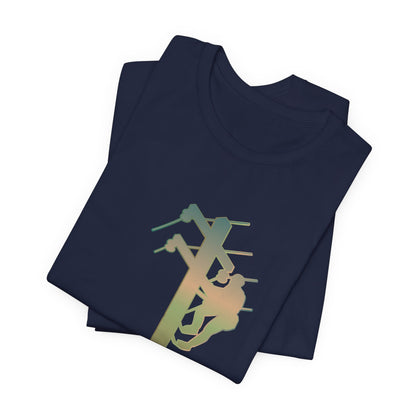 Lineman T-shirt - living the high life - copper patina