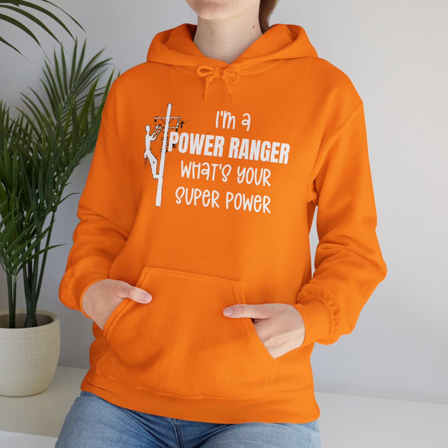 Gildan Hoodie - I'm a Power Ranger What's Your Super Power (male)