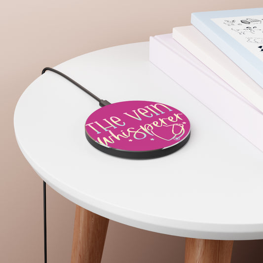 The Vein Whisperer Wireless Charger | Fast Charging Pad for Healthcare Professionals