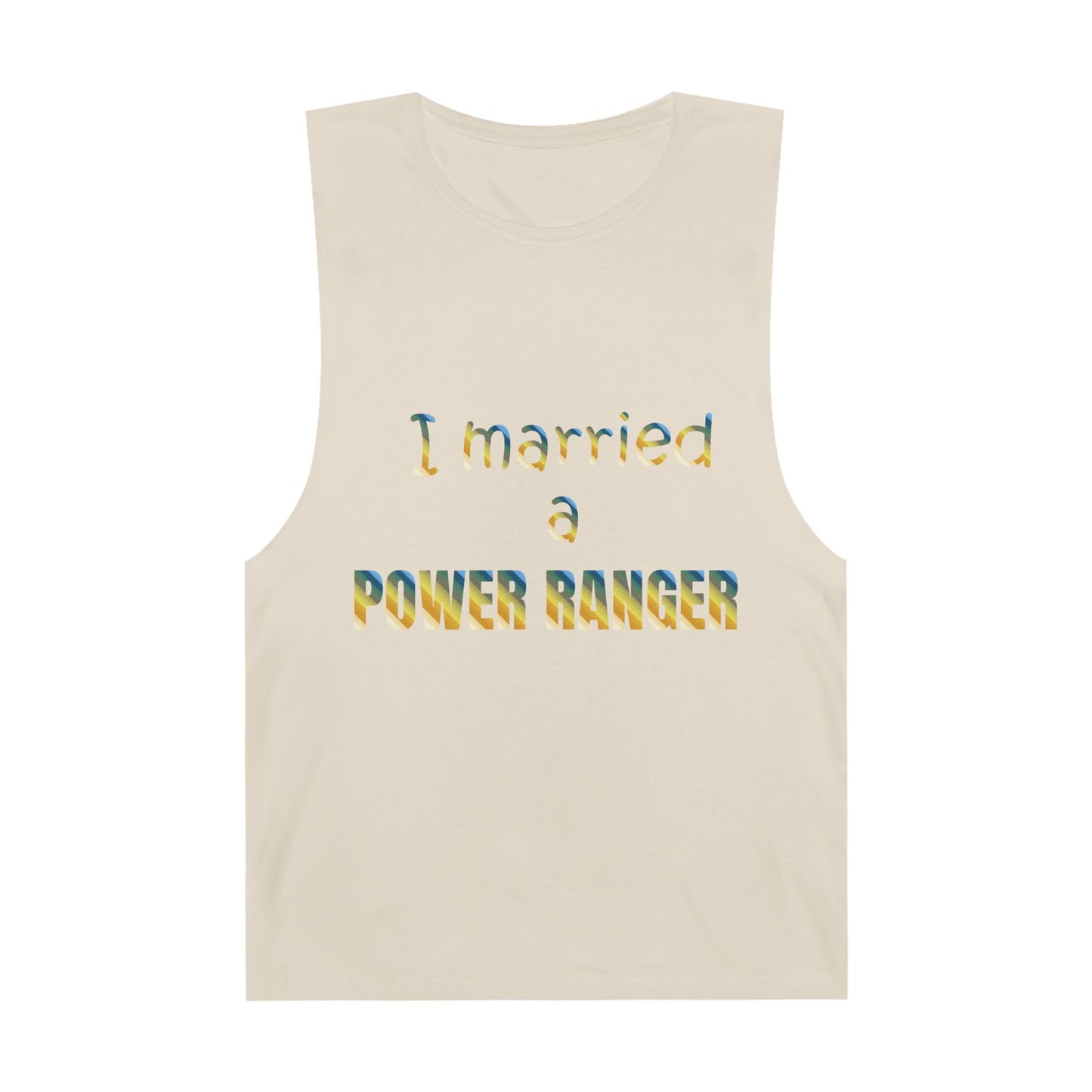 Lineman Tank - Married a Power Ranger colored chrome