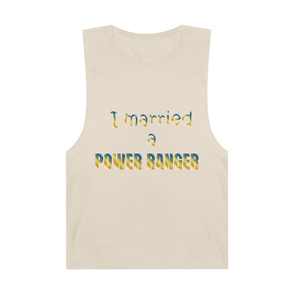 Lineman Tank - Married a Power Ranger colored chrome