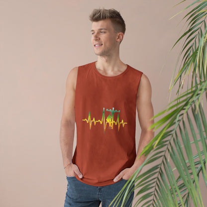 Lineman Tank - Lineman Heartbeat - gradient