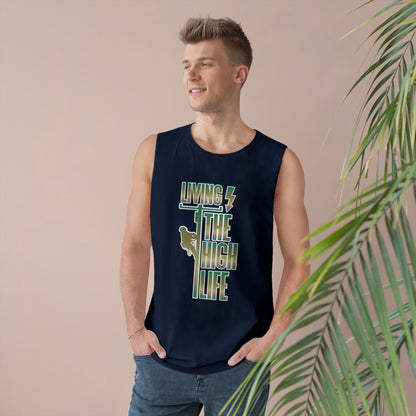 Lineman Tank - Living The High Life-copper patina