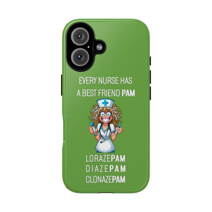 Nurse iPhone Tough Case - Every Nurse Has a Friend Named PAM Design (4) - Green