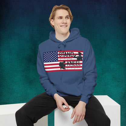 Comfort Colors Stand for the Flag, Kneel for the Fallen Hoodie (female)