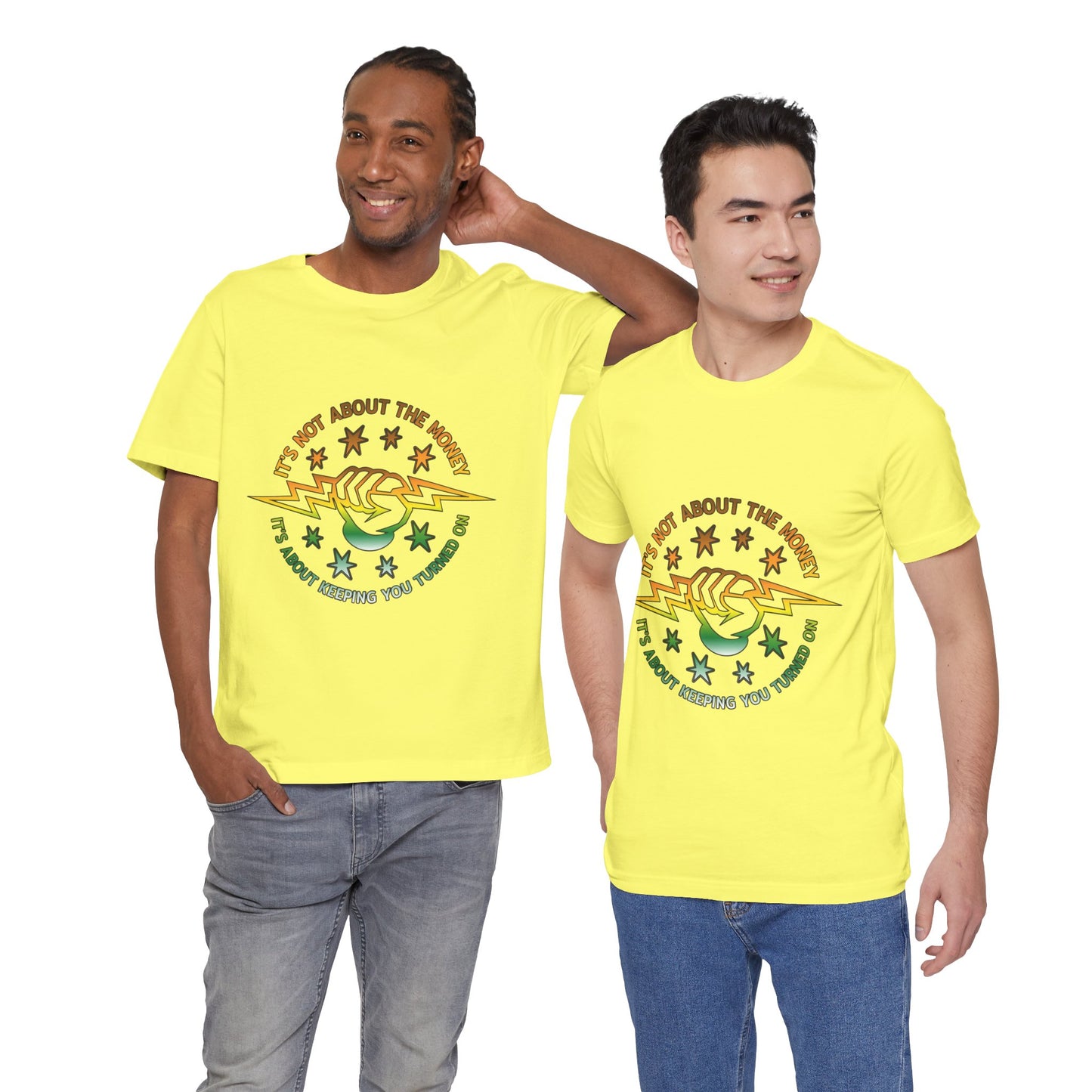 Lineman T-shirt - Its Not About The Money-gradient