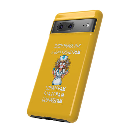 Nurse Google Pixel Tough Case - Every Nurse Has a Friend Named PAM Design (4) - Yellow