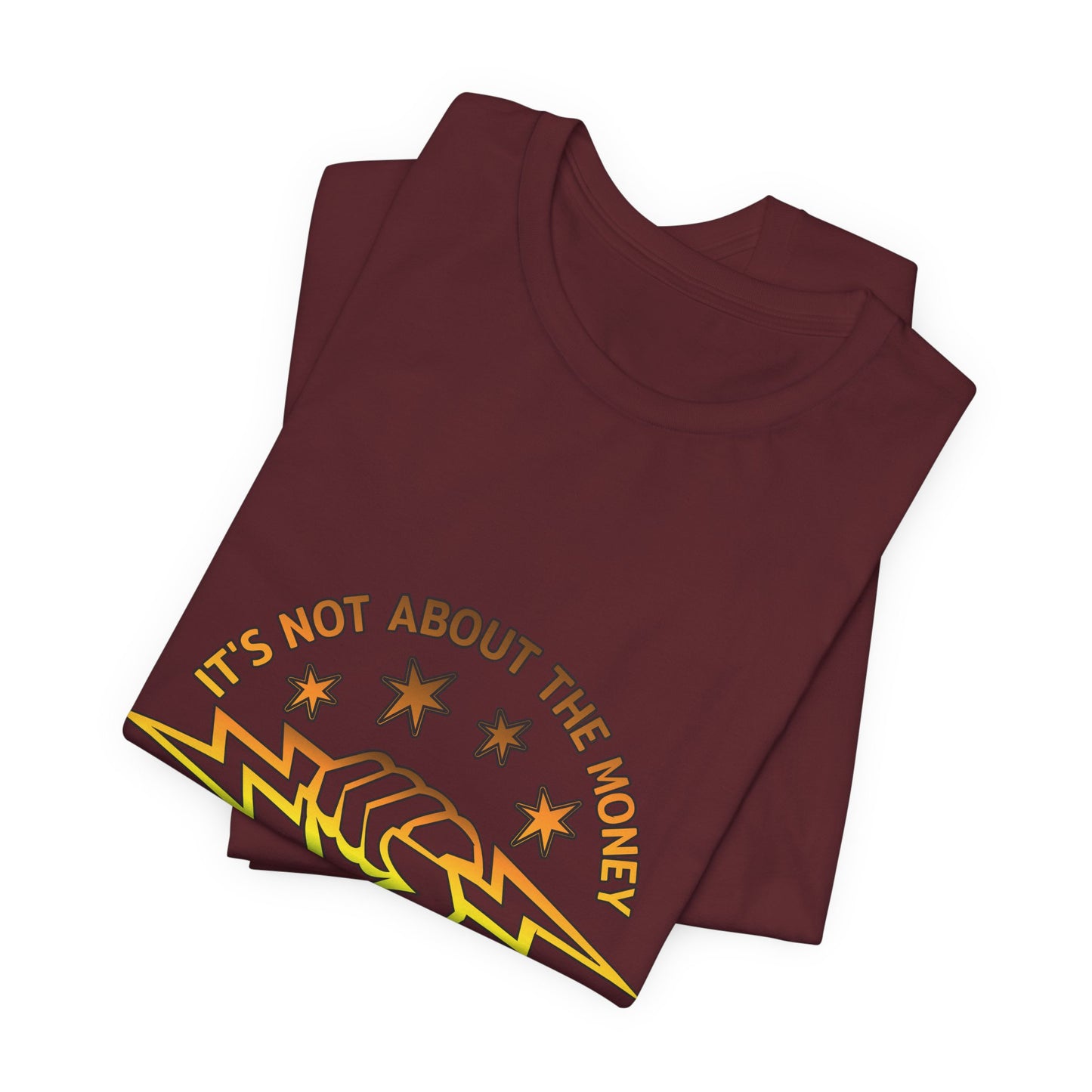 Lineman T-shirt - Its Not About The Money-gradient