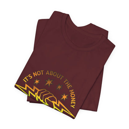 Lineman T-shirt - Its Not About The Money-gradient