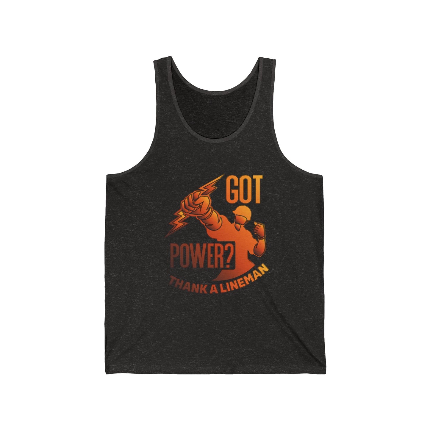 Lineman Tank - Got Power Thank A Lineman - sky 24