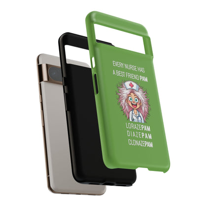 Nurse Google Pixel Tough Case - Every Nurse Has a Friend Named PAM Design (1) - Green