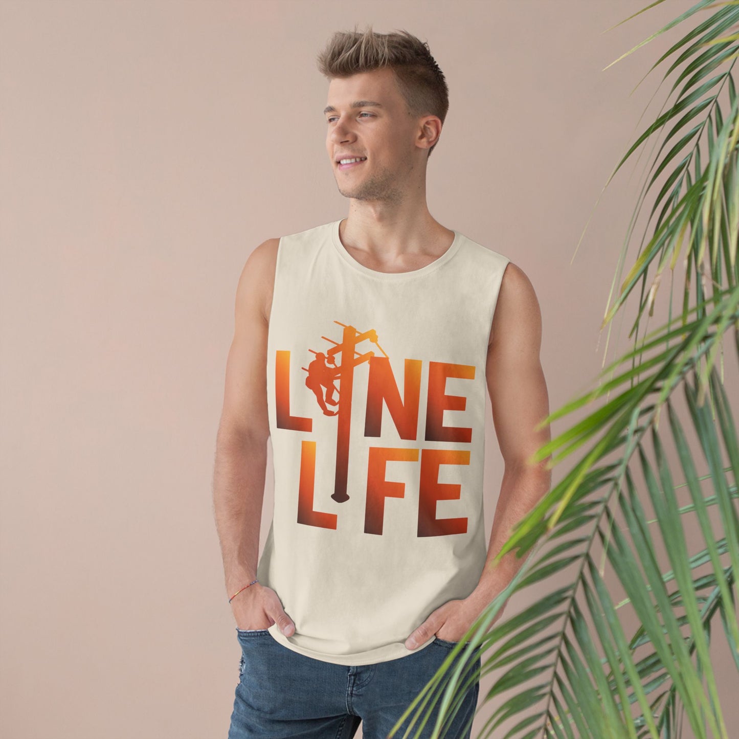 Lineman Tank - lineman-life sky 24