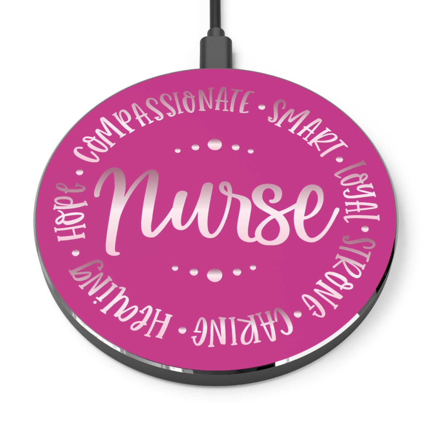 Nurse Circle Wireless Charger | Fast Charging Pad for Healthcare Professionals