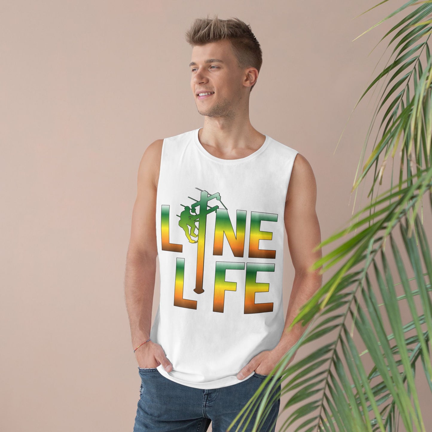 Lineman Tank - lineman-life gradient
